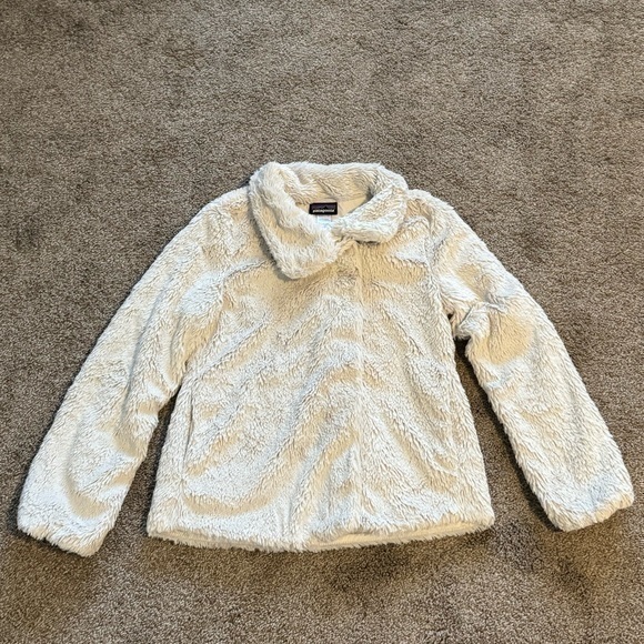 Patagonia‎ Pelage Faux Fur Sherpa Cozy Zip Jacket Small - Picture 2 of 13